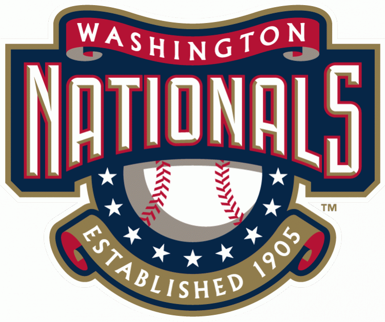 Washington Nationals 2005 Anniversary Logo fabric transfer